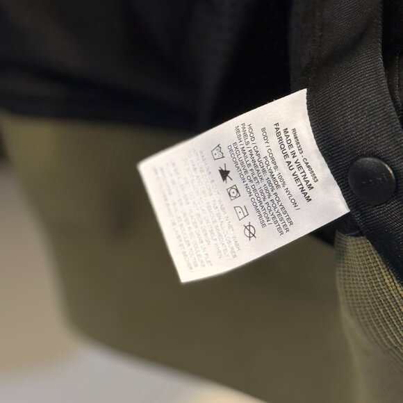 Nike x Sacai Women's Full-zip Hooded Jacket in Cargo Khaki Sz L - Picture 7 of 7